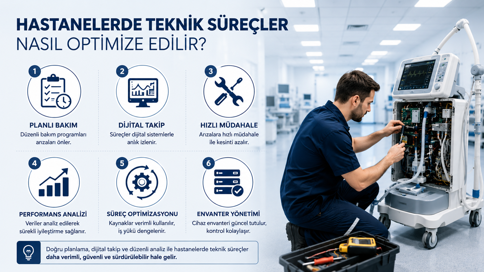 Hastanelerde Teknik Süreçler Nasıl Optimize Edilir?